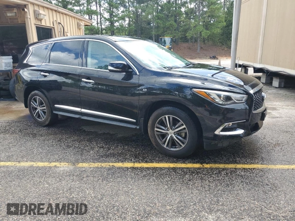 2019 Infiniti QX60 Luxe with VIN 5N1DL0MN7KC555877, listed as a Copart auction lot 63551605 with 160,184 mi miles and Clean title. Bid and sale history available at DreamBid. Image 4.