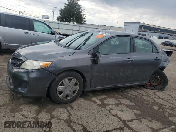 2011 Toyota Corolla L with VIN 2T1BU4EE0BC542667, listed as a Copart auction lot 46845335 with 144,602 mi miles and Salvage Title. Bid and sale history available at carsss.com. Image 1.