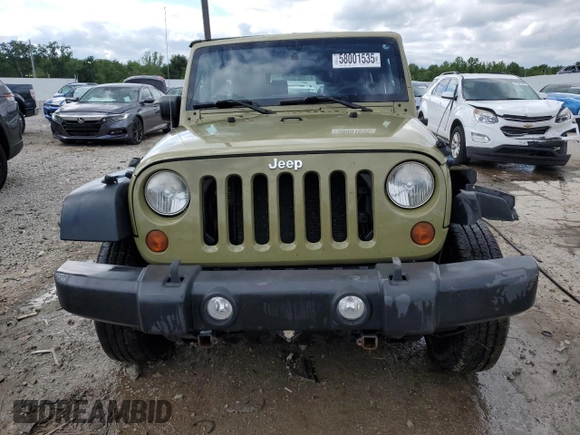 2013 Jeep Wrangler Sport z VIN 1C4AJWAG3DL574449, wystawiony jako Copart lot #58001535 z przebiegiem 35 533 mil mil oraz Szkoda całkowita • Salvage title. Historia ofert i sprzedaży dostępna na DreamBid. Obrazek 5.