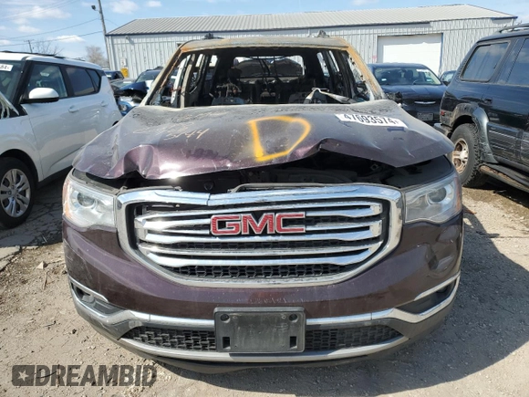 2017 GMC Acadia SLE with VIN 1GKKNSLS5HZ303239, listed as a Copart auction lot 47693574 with Not Provided miles and Non Repairable. Bid and sale history available at carsss.com. Image 5.