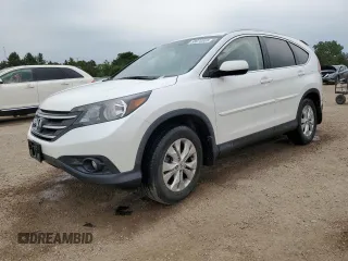 2012 Honda CR-V EX-L with VIN 5J6RM4H75CL078033, listed as a Copart auction lot 58974555 with 167,794 mi miles and Salvage title. Bid and sale history available at DreamBid. Image 1.