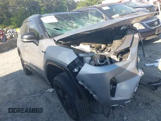 2021 Toyota RAV4 Hybrid XSE with VIN 4T3E6RFV3MU055183, listed as a IAAI auction lot 42175980 with Not provided miles and . Bid and sale history available at DreamBid. Image 1.