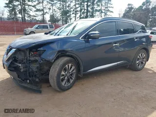2015 Nissan Murano SL with VIN 5N1AZ2MH6FN221180, listed as a IAAI auction lot 41505930 with 125,896 mi miles. Bid and sale history available at carsss.com. Image 2.