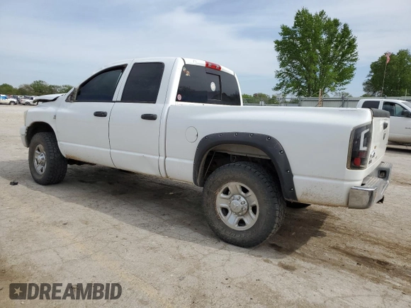 2009 Dodge Ram 2500 SLT with VIN 3D7KS28L19G520137, listed as a Copart auction lot 51266934 with 212,807 mi miles and Salvage Title. Bid and sale history available at carsss.com. Image 2.