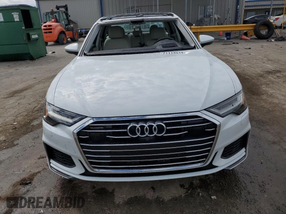 2022 Audi A6 Prestige with VIN WAUM2BF21NN058478, listed as a Copart auction lot 71114514 with 33,019 mi miles and Salvage Title. Bid and sale history available at carsss.com. Image 5.