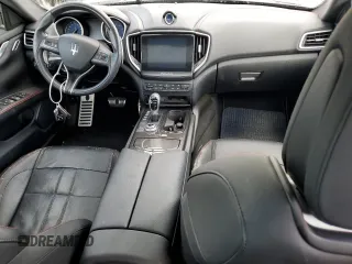 2017 Maserati Ghibli with VIN ZAM57XSS7H1249695, listed as a Copart auction lot 74371054 with 0 mi miles and Non Repairable. Bid and sale history available at carsss.com. Image 8.
