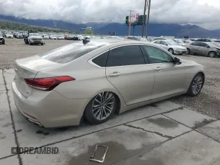 2015 Hyundai Genesis 3.8L z VIN KMHGN4JEXFU041783, wystawiony jako Copart lot #54870485 z przebiegiem 142 146 mil mil oraz Szkoda całkowita • Salvage title. Historia ofert i sprzedaży dostępna na DreamBid. Obrazek 3.