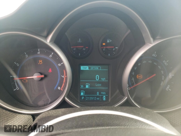 2014 Chevrolet Cruze 2LT z VIN 1G1PE5SB5E7329005, wystawiony jako Copart lot #50637745 z przebiegiem 213 912 mil mil oraz Nie do naprawy • Non repairable. Historia ofert i sprzedaży dostępna na DreamBid. Obrazek 9.