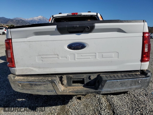 2022 Ford F-150 XL with VIN 1FTMF1E54NKD75959, listed as a Copart auction lot 37162664 with 56,564 mi miles and Salvage Title. Bid and sale history available at DreamBid. Image 6.