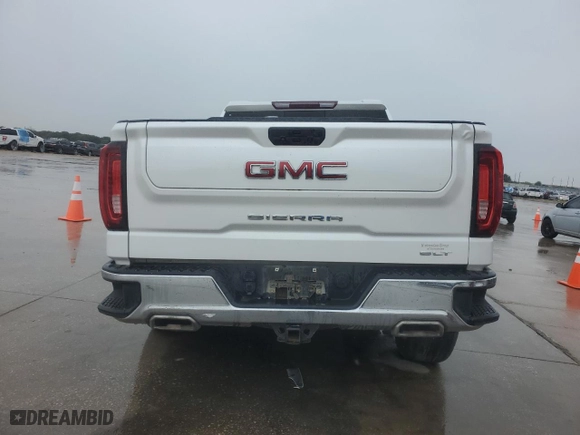 2022 GMC Sierra 1500 Limited SLT with VIN 3GTU9DED0NG142619, listed as a Copart auction lot 69307854 with 0 mi miles and Clean Title. Bid and sale history available at carsss.com. Image 6.
