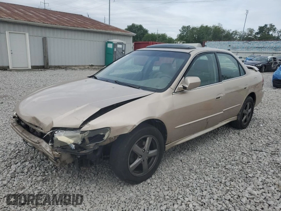 2002 Honda Accord EX z VIN 1HGCG16502A033631, wystawiony jako Copart lot #58020235 z przebiegiem 165 301 mil mil oraz Szkoda całkowita • Salvage title. Historia ofert i sprzedaży dostępna na DreamBid. Obrazek 1.