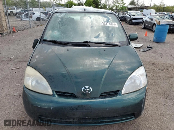 2001 Toyota Prius with VIN JT2BK12U510024958, listed as a Copart auction lot 66286434 with 149,379 mi miles and Salvage Title. Bid and sale history available at carsss.com. Image 5.
