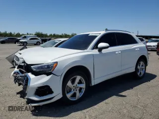 2020 Audi Q3 Premium with VIN WA1AECF33L1004867, listed as a Copart auction lot 60533695 with 78,169 mi miles and Salvage title. Bid and sale history available at DreamBid. Image 1.