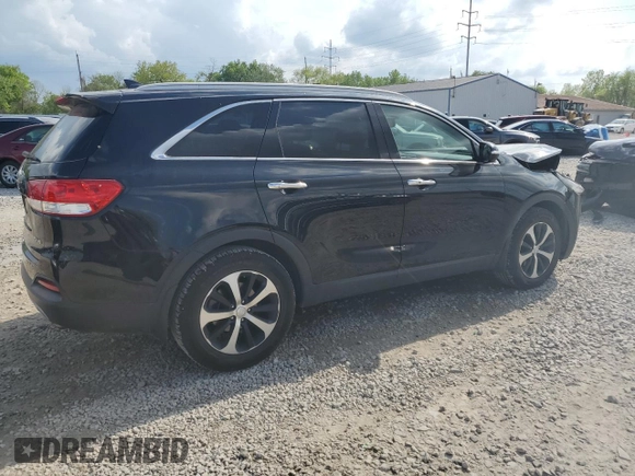 2018 Kia Sorento EX z VIN 5XYPH4A53JG359248, wystawiony jako Copart lot #56368755 z przebiegiem 49 702 mil mil oraz Szkoda całkowita • Salvage title. Historia ofert i sprzedaży dostępna na DreamBid. Obrazek 3.