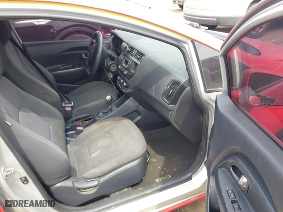 2013 Kia Rio LX with VIN KNADM5A32D6126632, listed as a IAAI auction lot 42014867 with 156,098 mi miles. Bid and sale history available at carsss.com. Image 5.