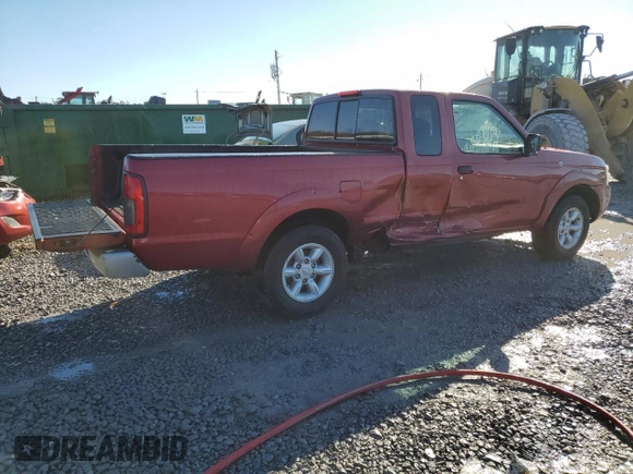 2001 Nissan Frontier XE with VIN 1N6DD26S01C360523, listed as a Copart auction lot 42606965 with 183,859 mi miles and Salvage title. Bid and sale history available at DreamBid. Image 3.