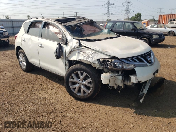 2011 Nissan Murano SL with VIN JN8AZ1MW6BW175548, listed as a Copart auction lot 64271424 with 0 mi miles and Salvage Title. Bid and sale history available at carsss.com. Image 4.
