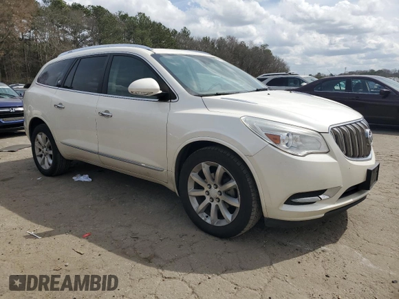 2014 Buick Enclave Premium with VIN 5GAKVCKD3EJ351354, listed as a Copart auction lot 49095355 with 219,862 mi miles and Salvage Title. Bid and sale history available at DreamBid. Image 4.