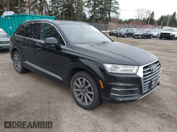 2018 Audi Q7 Premium Plus with VIN WA1LHAF76JD000508, listed as a IAAI auction lot 41837269 with 96,296 mi miles. Bid and sale history available at carsss.com. Image 1.