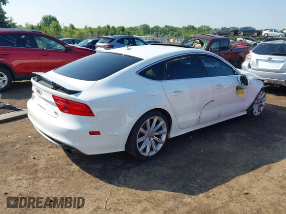 2012 Audi A7 Prestige with VIN WAU3GAFC1CN101990, listed as a IAAI auction lot 42452981 with Not provided miles and . Bid and sale history available at DreamBid. Image 4.