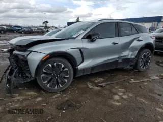 2024 Chevrolet Blazer EV eAWD RS z VIN 3GNKDCRJ1RS219282, wystawiony jako Copart lot #47586325 z przebiegiem 346 mil mil oraz Nie do naprawy. Historia ofert i sprzedaży dostępna na DreamBid. Obrazek 1.