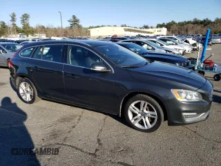 2015 Volvo V60 T5 Premier with VIN YV1612SK8F1264503, listed as a Copart auction lot 79948603 with 164,221 mi miles. Bid and sale history available at carsss.com. Image 4.