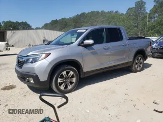 2019 Honda Ridgeline RTL-T with VIN 5FPYK3F69KB028918, listed as a Copart auction lot 59551445 with 34,948 mi miles and Salvage title. Bid and sale history available at DreamBid. Image 1.