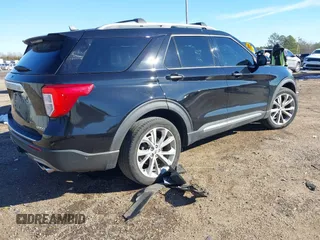 2021 Ford Explorer Platinum with VIN 1FM5K8HC2MGA54549, listed as a IAAI auction lot 41239529 with 43,518 mi miles. Bid and sale history available at carsss.com. Image 4.