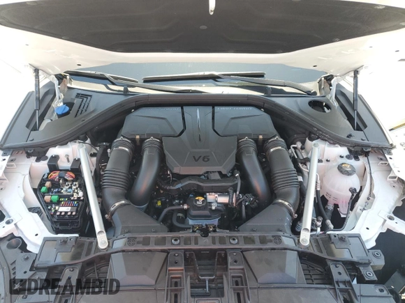 2025 Genesis GV70 Sport with VIN 5NMMCDTCXSH020362, listed as a Copart auction lot 52846135 with 7,124 mi miles and Non repairable. Bid and sale history available at DreamBid. Image 12.
