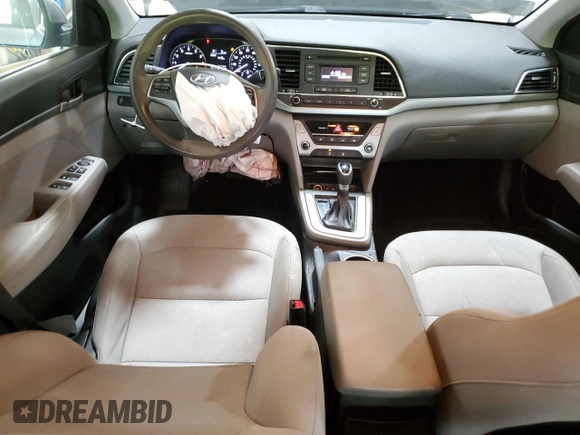 2017 Hyundai Elantra SE with VIN 5NPD74LF8HH210770, listed as a Copart auction lot 55426955 with 133,073 mi miles and Salvage Title. Bid and sale history available at DreamBid. Image 8.