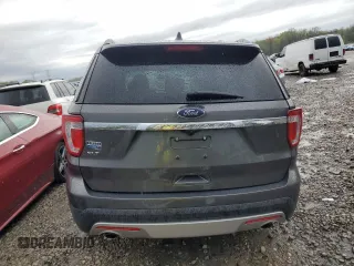 2017 Ford Explorer XLT with VIN 1FM5K7D84HGB68411, listed as a Copart auction lot 51478855 with 188,438 mi miles and Salvage Title. Bid and sale history available at DreamBid. Image 6.