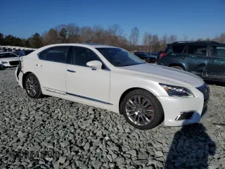 2015 Lexus LS 460 L with VIN JTHGL5EF8F5054334, listed as a Copart auction lot 87248924 with 167,791 mi miles and Salvage title. Bid and sale history available at DreamBid. Image 4.