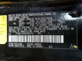 2009 Lexus RX 350 with VIN 2T2GK31U69C066742, listed as a Copart auction lot 52111105 with 135,181 mi miles and Salvage Title. Bid and sale history available at DreamBid. Image 13.