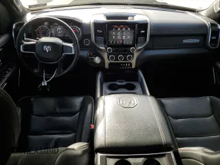 2019 Ram 1500 Laramie with VIN 1C6SRFDT3KN602992, listed as a Copart auction lot 44276045 with 79,272 mi miles and Salvage Title. Bid and sale history available at carsss.com. Image 8.
