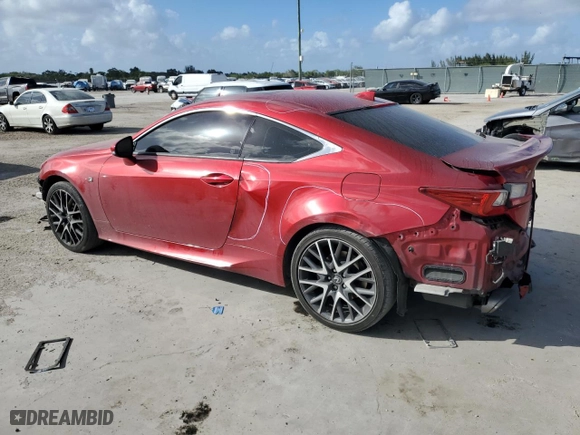 2017 Lexus RC with VIN JTHSM5BCXH5003177, listed as a Copart auction lot 44619945 with 84,614 mi miles and Salvage Title. Bid and sale history available at carsss.com. Image 2.