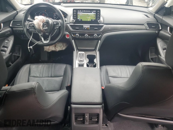2020 Honda Accord Touring with VIN 1HGCV2F90LA031054, listed as a Copart auction lot 55806185 with 76,678 mi miles and Salvage title. Bid and sale history available at DreamBid. Image 8.