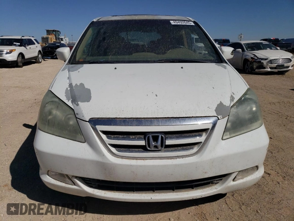 2007 Honda Odyssey Touring with VIN 5FNRL38887B027758, listed as a Copart auction lot 49492645 with 235,020 mi miles and Salvage Title. Bid and sale history available at DreamBid. Image 5.