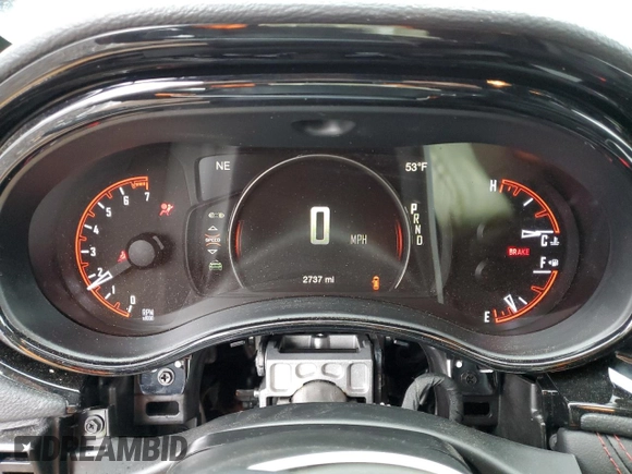 2025 Dodge Durango GT Plus with VIN 1C4RDJDG4SC507736, listed as a Copart auction lot 57764255 with 2,737 mi miles and Salvage title. Bid and sale history available at DreamBid. Image 9.