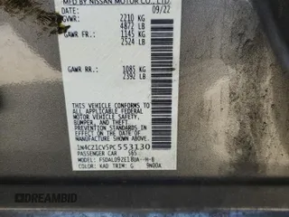 2023 Nissan LEAF SV Plus with VIN 1N4CZ1CV5PC553130, listed as a Copart auction lot 56167875 with 21,344 mi miles and Salvage title. Bid and sale history available at DreamBid. Image 12.