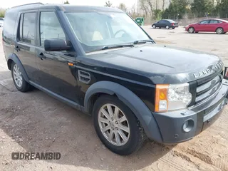 2008 Land Rover LR3 SE with VIN SALAE25428A447473, listed as a IAAI auction lot 41906177 with 129,654 mi miles. Bid and sale history available at carsss.com. Image 1.