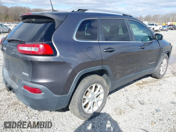 2018 Jeep Cherokee Latitude Plus with VIN 1C4PJLLXXJD606504, listed as a IAAI auction lot 41731085 with 95,569 mi miles. Bid and sale history available at carsss.com. Image 4.
