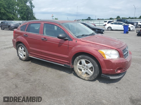 2007 Dodge Caliber SXT z VIN 1B3HB48B97D202527, wystawiony jako Copart lot #57245085 z przebiegiem 133 366 mil mil oraz Szkoda całkowita • Salvage title. Historia ofert i sprzedaży dostępna na DreamBid. Obrazek 4.