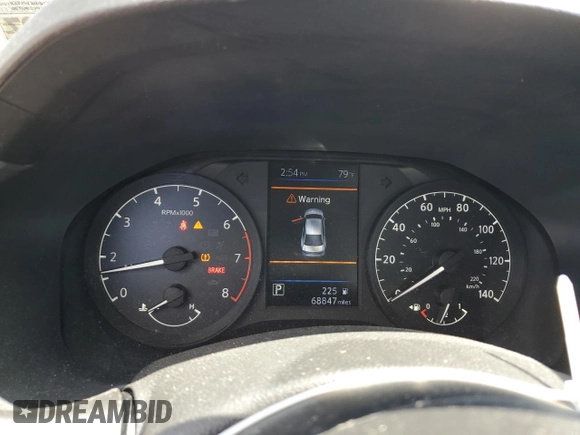 2022 Nissan Altima S with VIN 1N4BL4BV7NN407247, listed as a Copart auction lot 56980355 with 68,847 mi miles and Salvage title. Bid and sale history available at DreamBid. Image 9.