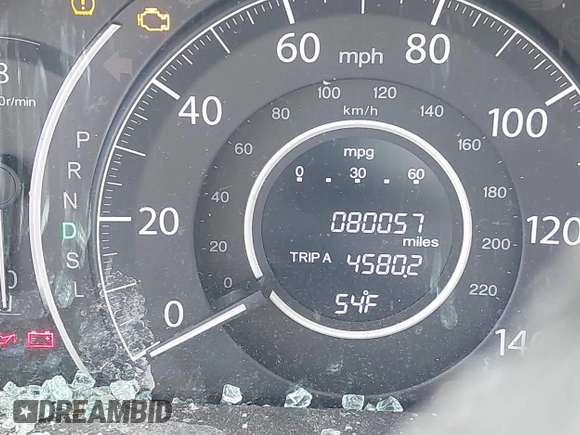 2015 Honda CR-V EX-L with VIN 2HKRM3H77FH545137, listed as a IAAI auction lot 41913116 with 80,057 mi miles. Bid and sale history available at carsss.com. Image 15.
