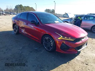 2022 Kia K5 GT-Line z VIN 5XXG64J26NG107886, wystawiony jako IAAI lot #41054102 z przebiegiem 88 516 mil mil oraz . Historia ofert i sprzedaży dostępna na DreamBid. Obrazek 1.