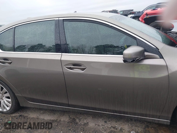 2014 Acura RLX Tech Pkg with VIN JH4KC1F57EC003409, listed as a IAAI auction lot 41758955 with 78,285 mi miles. Bid and sale history available at carsss.com. Image 13.