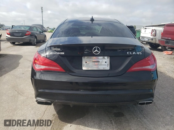 2016 Mercedes-Benz CLA 45 AMG with VIN WDDSJ5CBXGN389636, listed as a Copart auction lot 69937004 with 126,343 mi miles and Salvage Title. Bid and sale history available at DreamBid. Image 6.