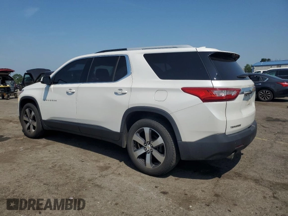 2018 Chevrolet Traverse LT z VIN 1GNERHKW7JJ231251, wystawiony jako Copart lot #60838765 z przebiegiem 120 678 mil mil oraz Szkoda całkowita • Salvage title. Historia ofert i sprzedaży dostępna na DreamBid. Obrazek 2.