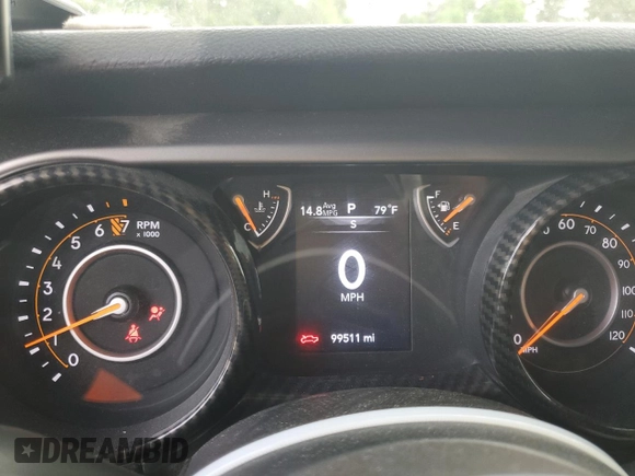 2020 Jeep Gladiator Sport S with VIN 1C6HJTAG9LL127546, listed as a Copart auction lot 54955945 with 99,511 mi miles and Salvage title. Bid and sale history available at DreamBid. Image 9.