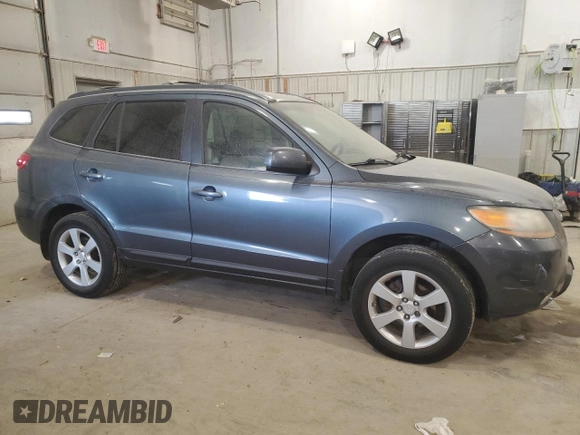 2009 Hyundai Santa Fe SE with VIN 5NMSH73E69H235016, listed as a Copart auction lot 56721295 with 180,214 mi miles and Salvage title. Bid and sale history available at DreamBid. Image 4.